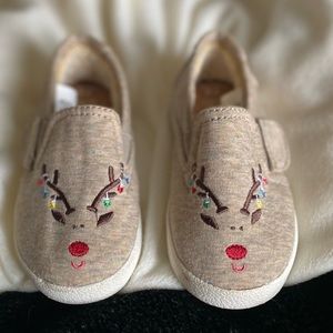 Tom’s Christmas slip-ons faux fur lined